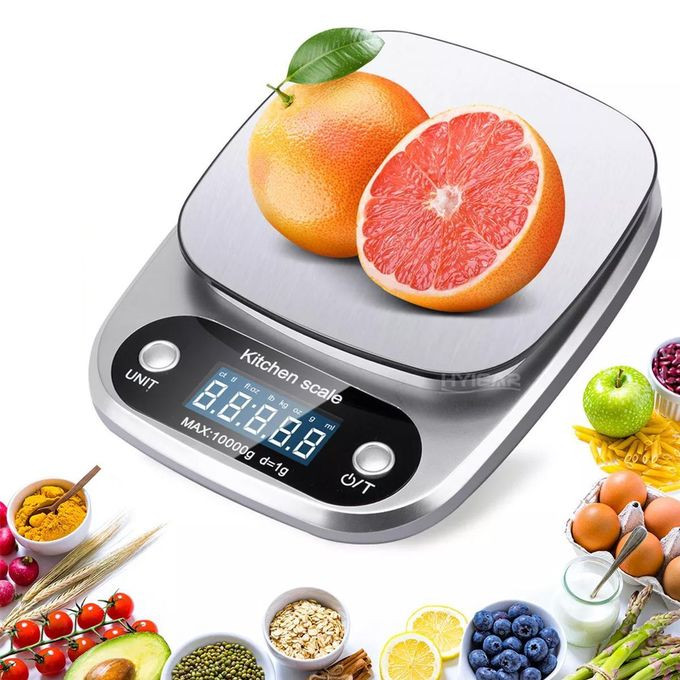 30kg Electronic Mini Digital Price Computing Weighing Scale LCD Display- White/Black