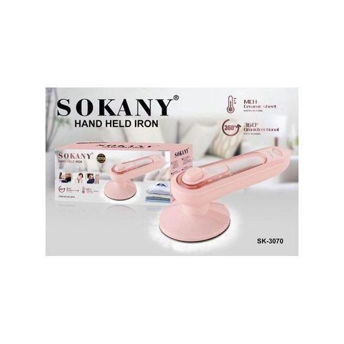 Sokany Portable/travel & home Handheld Ironing Machine - pink
