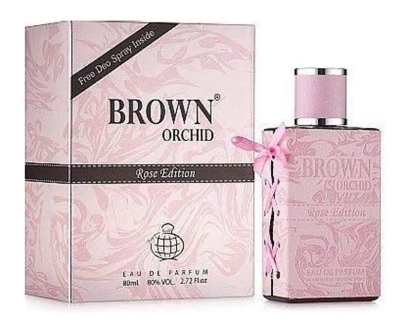 Brown Orchid Fragrance Rose Edition Perfume For Ladies