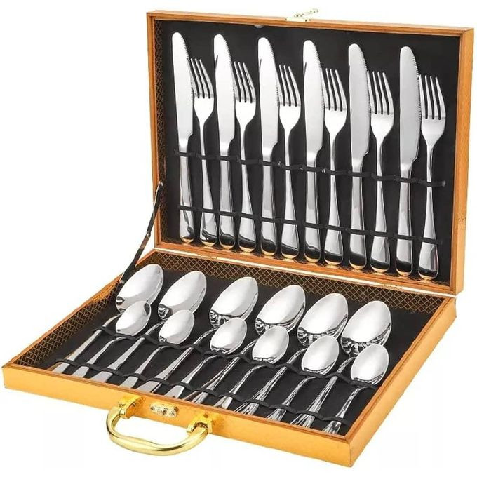 Silverware Organizer For Kitchen Foldable Cutlery Box Storage