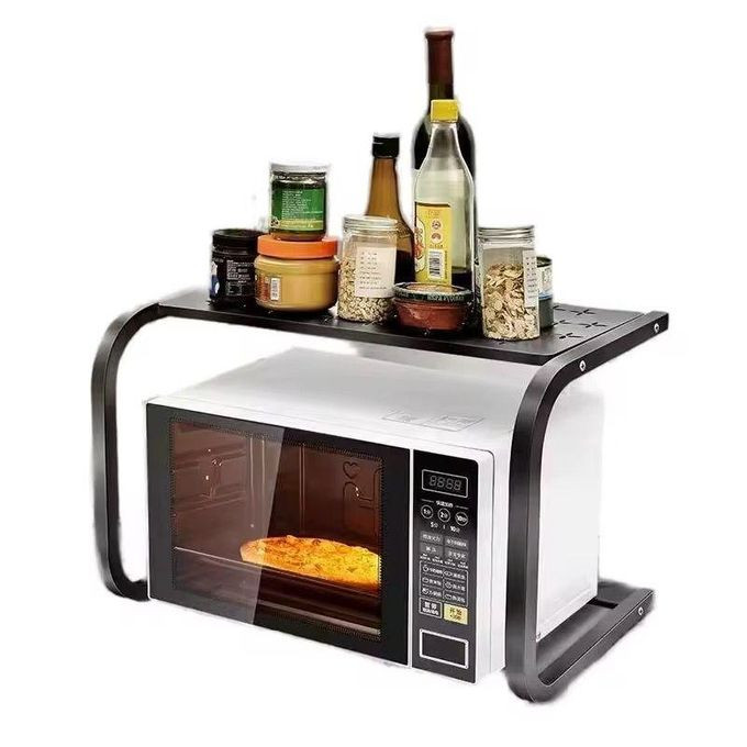 High-Quality Microwave Storage Rack-20KG Carrier-Black