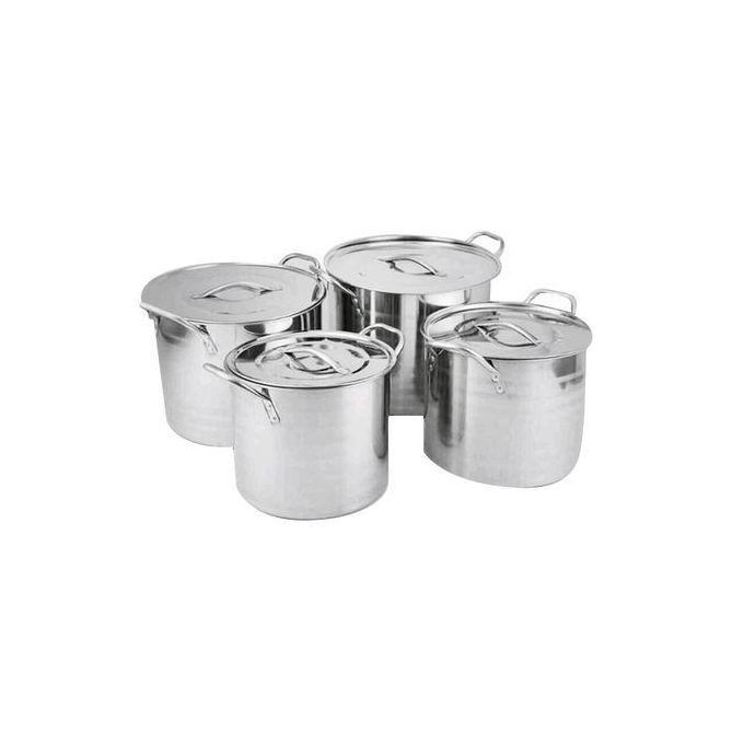 4PC Stainless Stock Port Dish Set