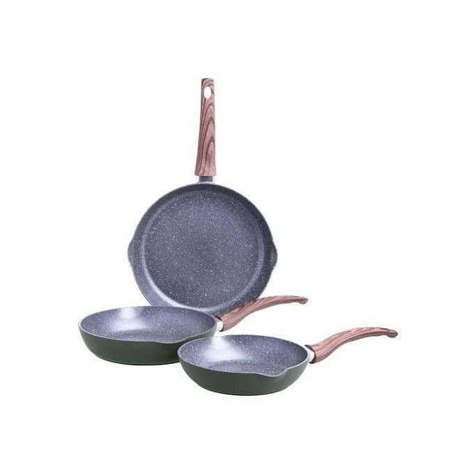 3pc Set Of Non-stick Frying Pan