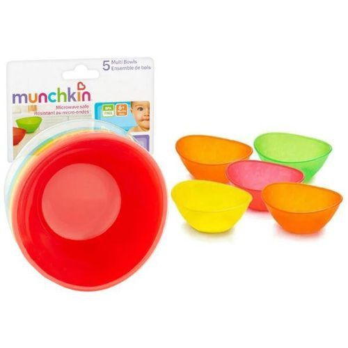 Munchkin Munchkinn Baby Food Bowls - (5pack)Multicolor