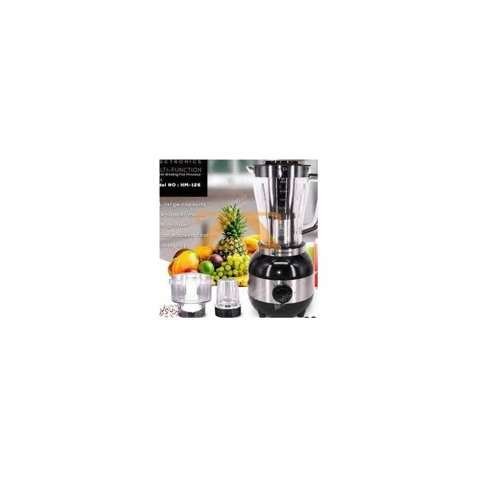 Hoffmans 4 IN 1 Multi-function Electric Blender Juicer Fruit Mixer Powerful Hand Held Stainless Steel Grinder