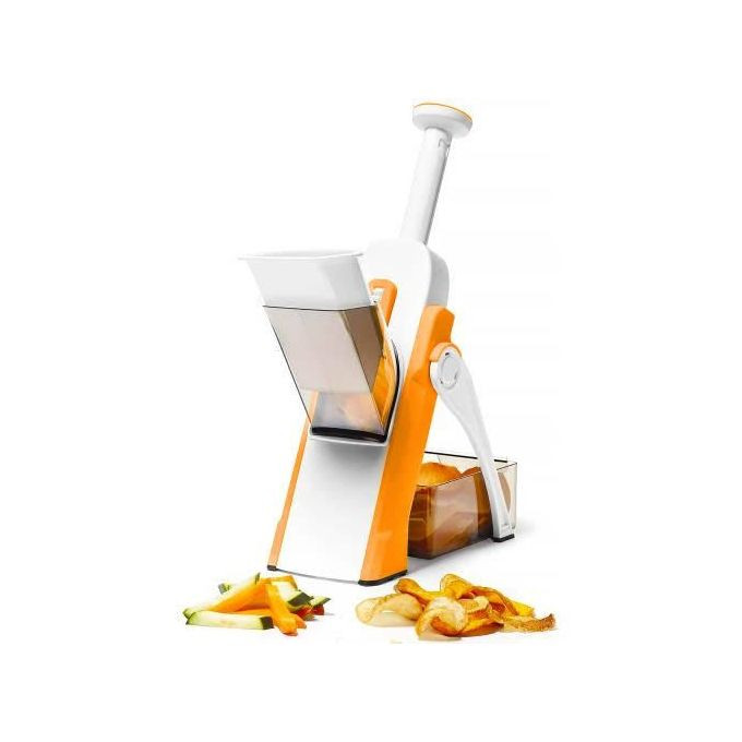 Brava Multipurpose Vegetable Slicer Mandoline Brava Spring Slicer-Multicolor