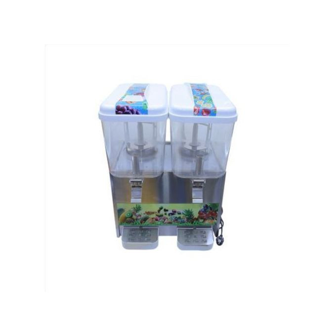 SnowWhite DoubleJuice Dispenser ,18 Liters.White