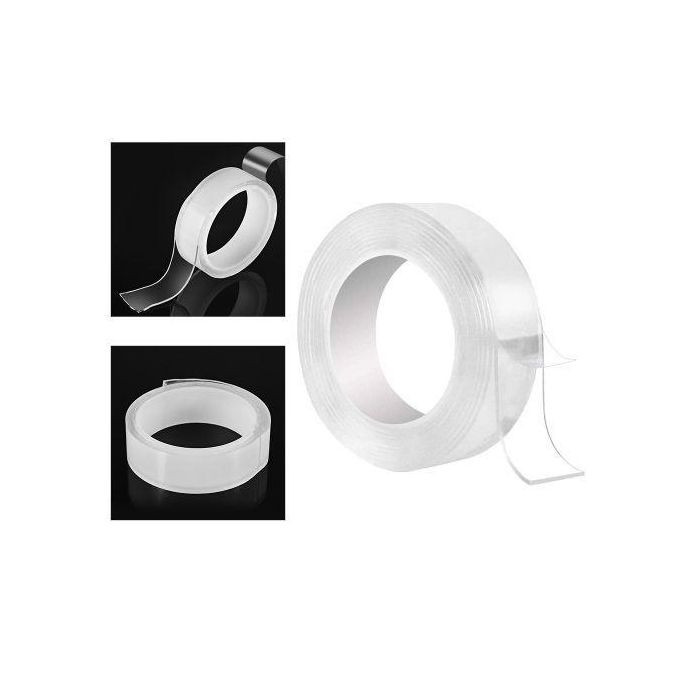 3.3FT Nano Tape Roll Sided Adhesive Tape . Color-Clear