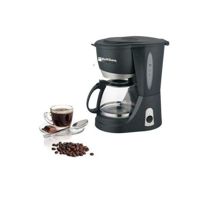 Hoffmans 6 Cups Electric Coffee Maker - Black.,,
