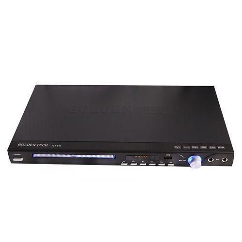 Golden Tech GT-611 DVD Player HDMI Functional,100-240V- 50/60Hz 25W - Black