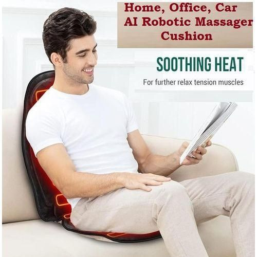 Robotic Cushion Massage, Back Pain Relief Massager, Shiatsu And Tapping Body Massager Chair Pad, Full Back Vibration Car Seat Massager Cushion Back Massager, Massager Sheet