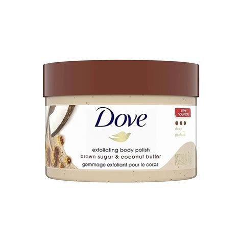 Dove Exfoliating Body Polish Brown Sugar And Coconut Butter Body Scrub - 200g