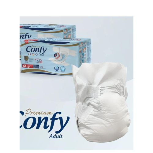 Confy Premium Adult Disposable Diapers XLarge Pack of 30 pcs"