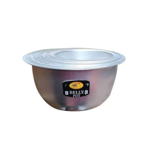 8Pcs/8 Pieces Set Of Aluminium Saucepans - Silver