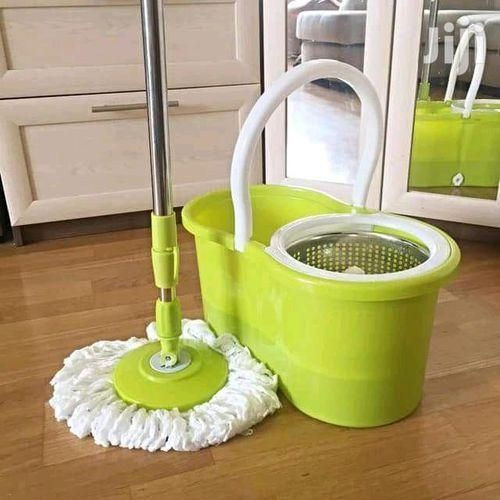 360 Spin Magic Mop With Bucket - Blue,Red, Green
