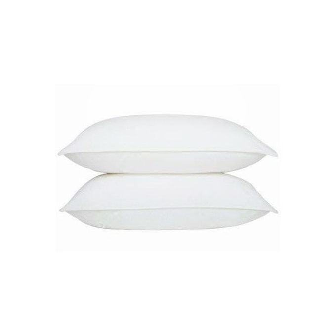 Set of 2 Fibre Pillows - White