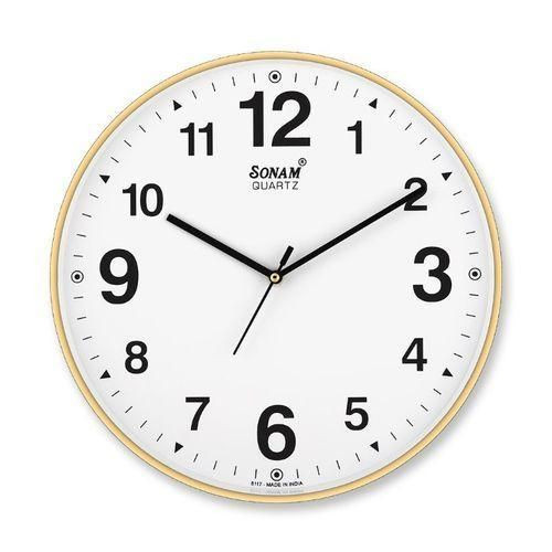 SONAM Fabulous Round Elegant Designer Analogue Wall Clock -White
