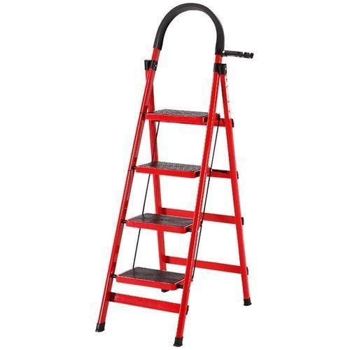 4 Steps Multi-purpose Foldable Ladder - Red