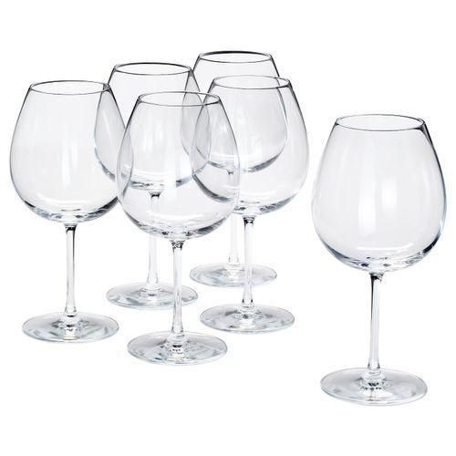 6 Pieces Of Big Wine Glasses - Colorless