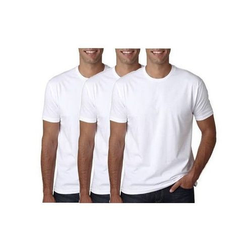 3 Pack Men's Under T-Shirts - White