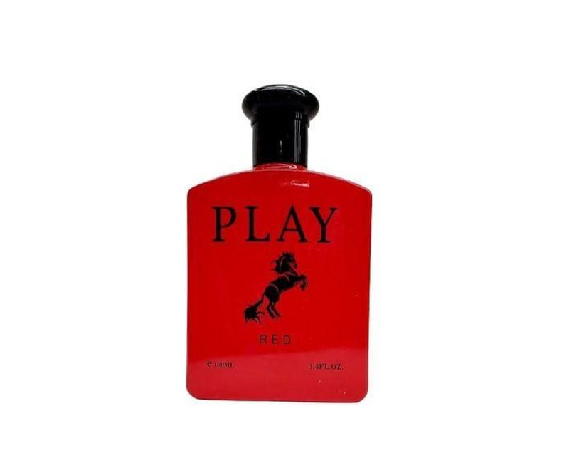 St John Play Red Pour Homme Woody Spicy fragrance for men.