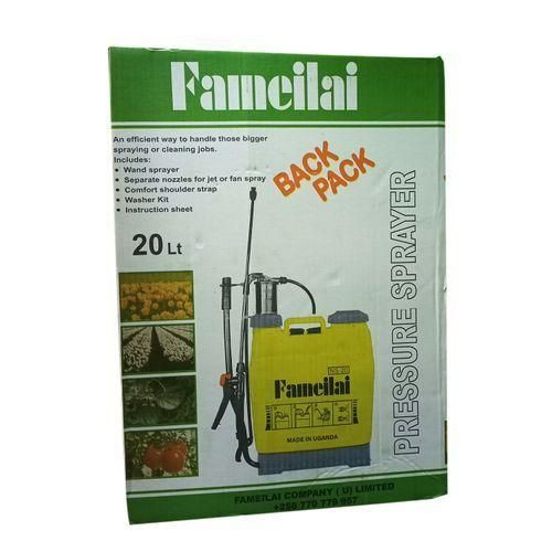 Knapsack Sprayer 20Ltr Capacity - Yellow