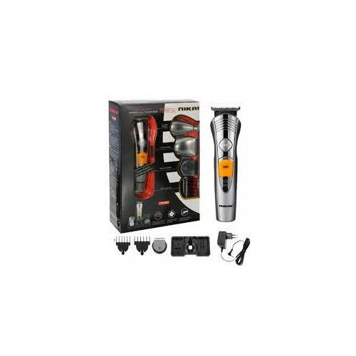 Nikai Professional Hair Trimmer Grooming Kit Beard Hair Clipper - Silver