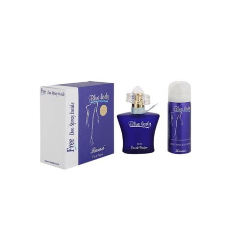 Blue Lady Eau De Parfum & Deodorant Spray Bundle - 40ml