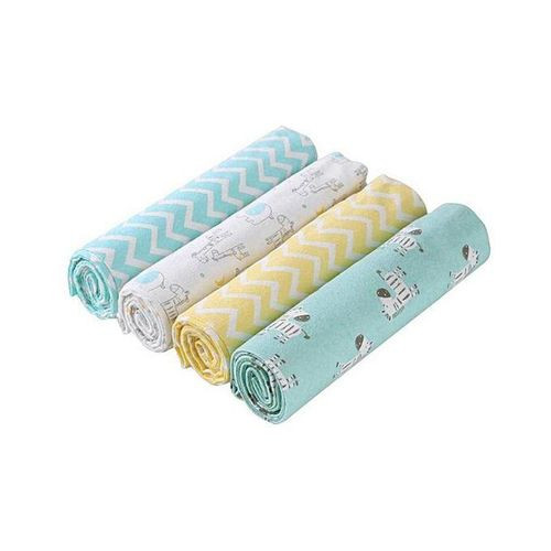 Swaddle Blanket, Organic Cotton for Girls & Boys, Baby Receiving Swaddles, Ideal Newborn & Infant Swaddling Set, 4 Pack-Multi