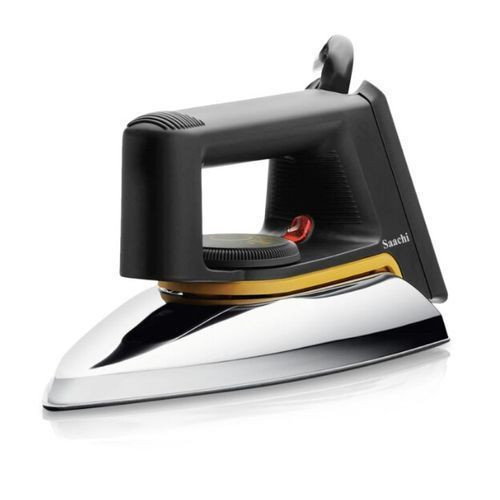 Saachi Non Stick Dry Flat Iron - Silver,Grey