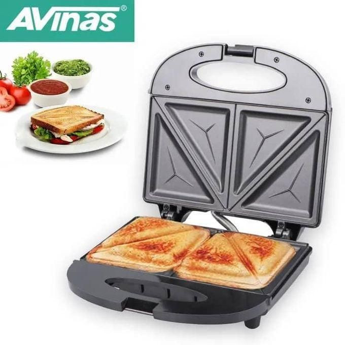AVINAS 2 Slice Sandwich maker Non Stick Surface