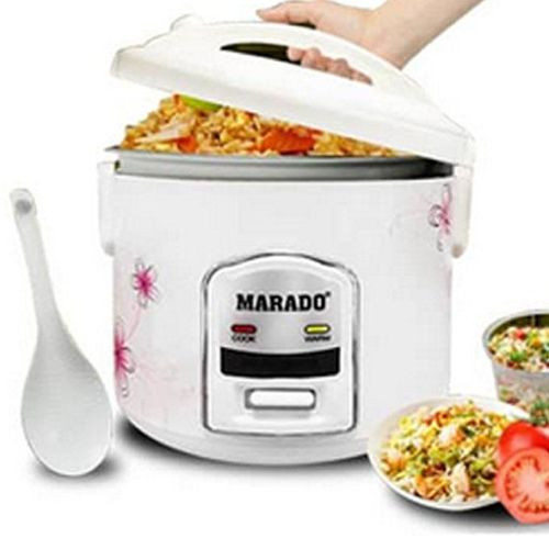 Marado Electric Rice Cooker-5 Litres - White