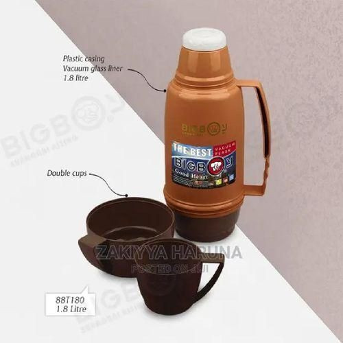 24hour Hot And Cold 4cups Breakable Double Cup Flask Blue Cream Brown Purple