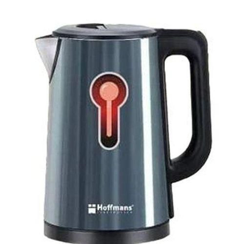 Hoffmans 2.5Ltrs Electric Tea Kettle For Boiling Water Stainless Steel Double Wall Hot Water Boiler With Automatic Shut Off & Boil-Dry Protection