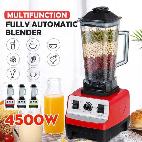 SilverCrest 4L 4500W Powerful Commercial Blender - Red