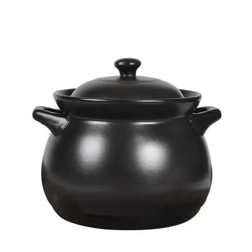 5L Ceramic Cooking Pot-Black