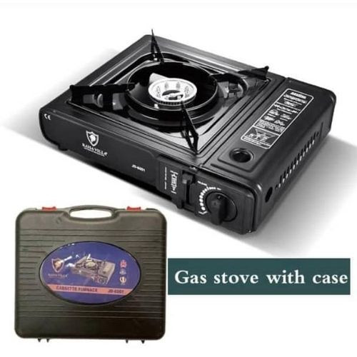 Portable Gas Stove With A Case - Black