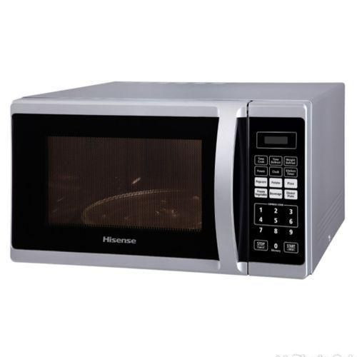 Hisense Microwave Oven, 25 Litres - Silver, Black