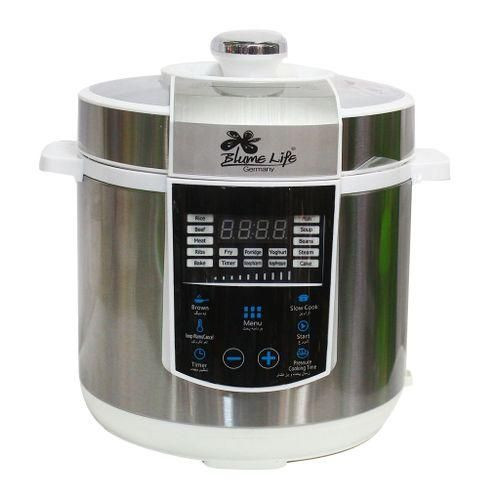 Blume Life 15 In 1 Electric Pressure/ Slow Cooker 6L - Silver