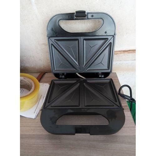 2 Slicer Sandwich Maker Nonstick - Black.