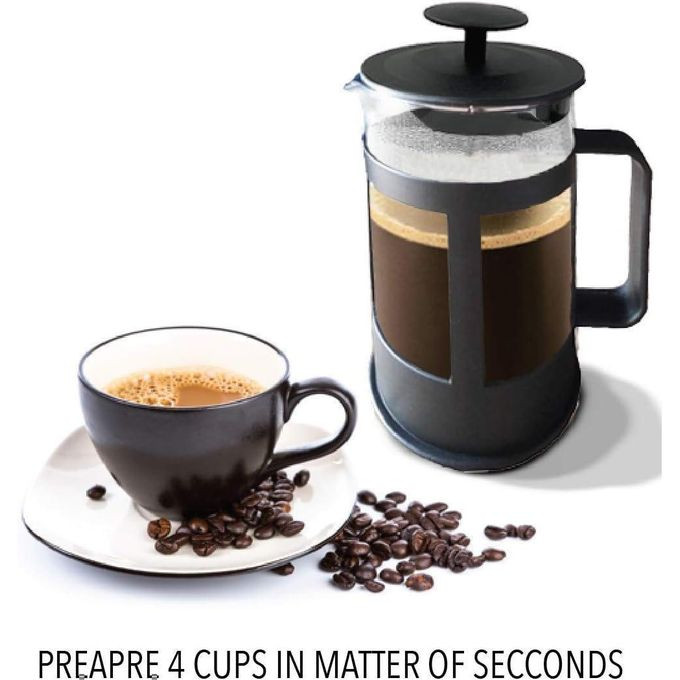 Coffee Plunger-Color Black.