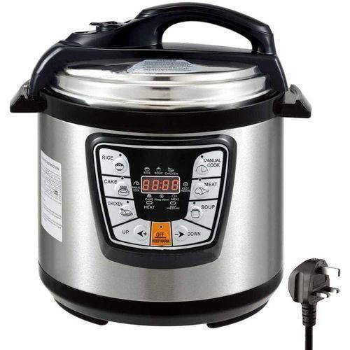 6.0L Electric Pressure Cooker Colour-Black&Sliver