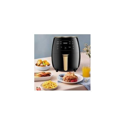 Hoffmans 6 Liters LCD Touch Air Fryer - Black