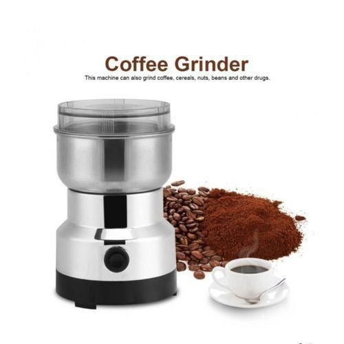 Electronic Multi Purpose Coffee Grinder - Silver