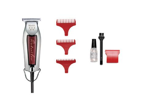 Wahl Professional Corded Rotary Trimmer Detailer 5* - Red, Silver