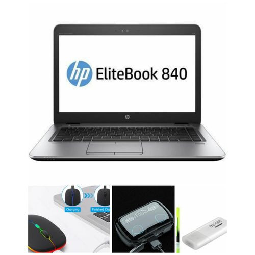 RENEWED HP EliteBook 840 Core i5 4GB RAM 1TB HDD + Mouse Earbuds 32GB Flash