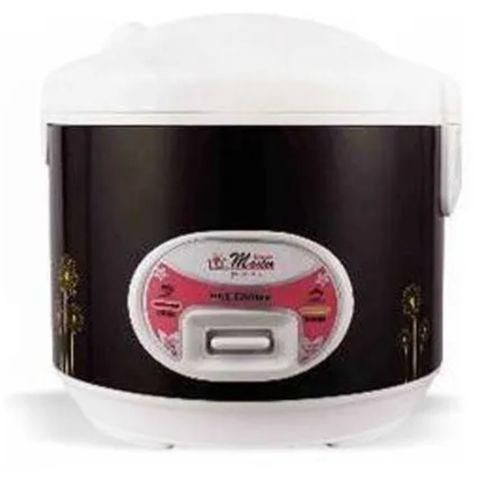 Electro Master 1.8L 700watts Rice Cooker 10 Cups Capacity White/Black
