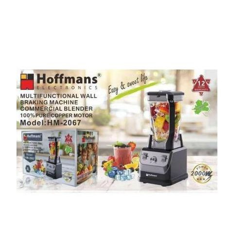 Hoffmans Multifunctional Commercial Blender with 2000W Pure Copper Motor