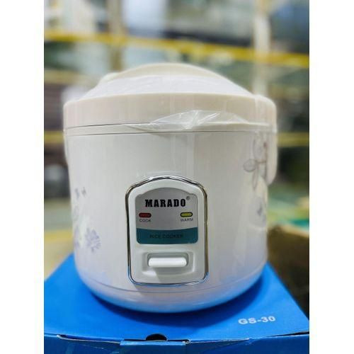 Marado Electric Rice Cooker - 5Litres - White,Multcolour