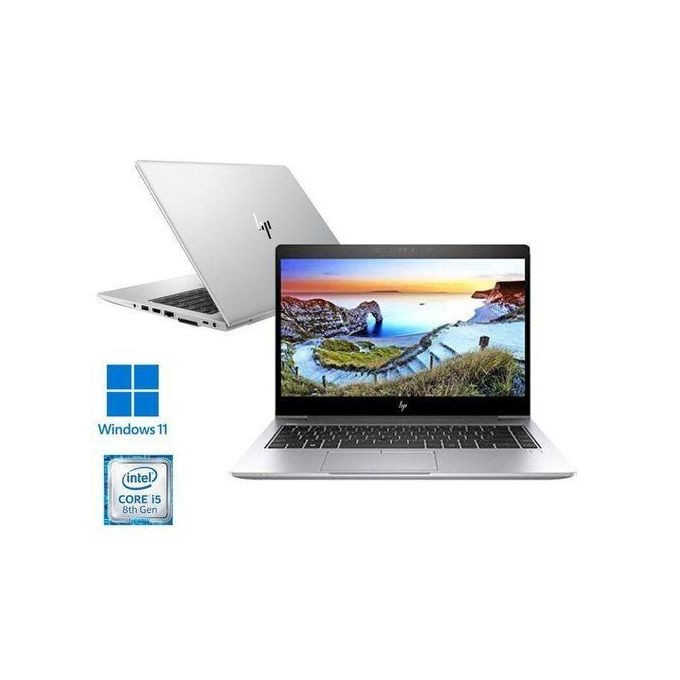 Hp Elitebook 830 G5/G6 Core I5 8th Gen,8GB RAM,256GB SSD, 13.3 Inch Laptop ,Windows 11,Renewed Grade A - Silver